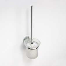Bemeta Stiklinis WC šepečio laikiklis pakabinamas 120x150x385 mm Omega