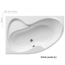 Akrilinė vonia Ravak Rosa II (160x105 cm)