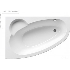 Akrilinė vonia Ravak Asymmetric (160x105 cm)