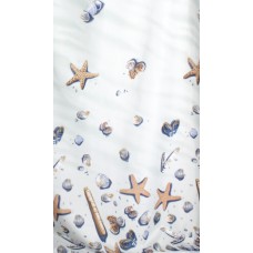 Užuolaidos tekstilinės voniai STARFISH 180x200cm